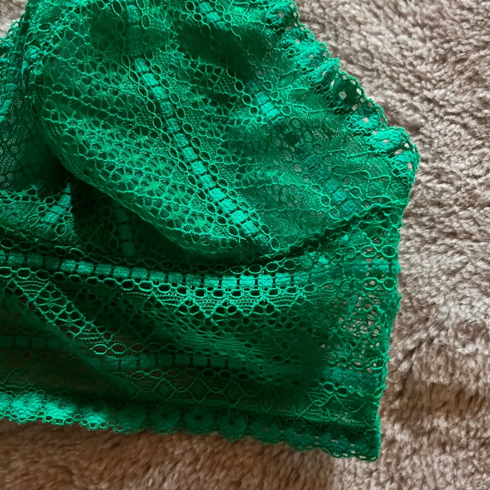 Green DKNY bralette